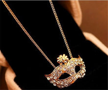 Load image into Gallery viewer, Full Rhinestones Mask Jewelry Set
