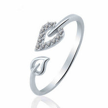 Load image into Gallery viewer, Gold-color Leaves Finger Ring