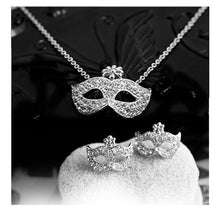Load image into Gallery viewer, Full Rhinestones Mask Jewelry Set