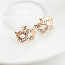Load image into Gallery viewer, Full Rhinestones Mask Jewelry Set