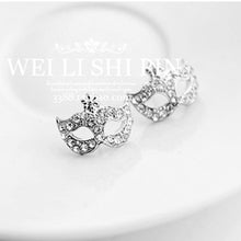 Load image into Gallery viewer, Full Rhinestones Mask Jewelry Set