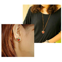 Load image into Gallery viewer, Vintage Love Heart Jewelry Set