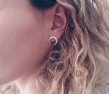 Load image into Gallery viewer, Moon Pendant Necklace and Moon Earrings