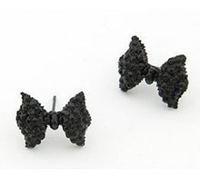 Load image into Gallery viewer, Cute Black Bowknot Jewelry Set