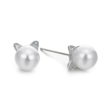 Load image into Gallery viewer, Cute Cat Simulated Pearl Jewelry Sets