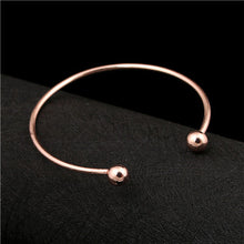 Load image into Gallery viewer, Simple Cuff Bracelet Gold-Color Bangle