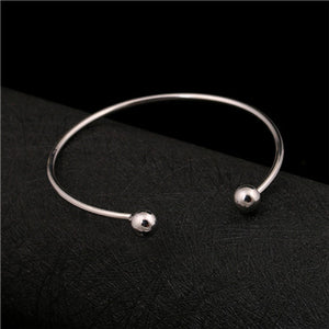 Simple Cuff Bracelet Gold-Color Bangle