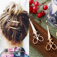 Load image into Gallery viewer, Fashion Jewelry Silver Gold Color Scissors