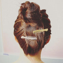 Load image into Gallery viewer, Fashion Jewelry Gold Color Comb Design Hair Pin