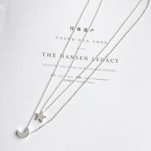 Load image into Gallery viewer, Gold Color Moon Star Sun Pendant Necklace