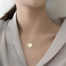 Load image into Gallery viewer, Heart Leaf Moon Pendant Necklace