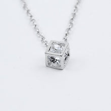 Load image into Gallery viewer, Heart Leaf Moon Pendant Necklace