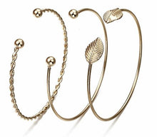 Load image into Gallery viewer, Gold Color Cuff Bangle