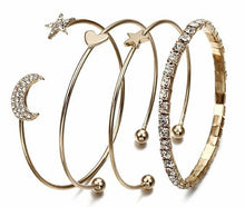 Load image into Gallery viewer, Gold Color Cuff Bangle