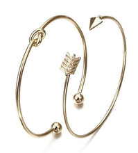 Load image into Gallery viewer, Gold Color Cuff Bangle