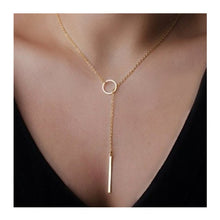 Load image into Gallery viewer, Simple Bohemain Heart Moon Pendant Chain Necklace