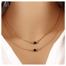 Load image into Gallery viewer, Simple Bohemain Heart Moon Pendant Chain Necklace