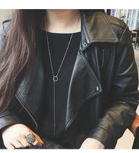 Load image into Gallery viewer, Simple Bohemain Heart Moon Pendant Chain Necklace