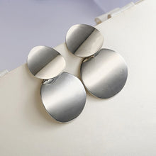 Load image into Gallery viewer, Unique Metal Drop Earrings