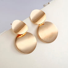 Load image into Gallery viewer, Unique Metal Drop Earrings